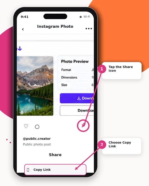 Instagram photo downloader