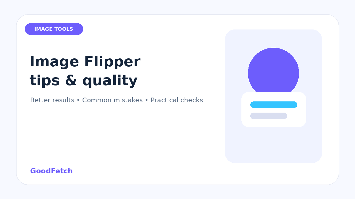 Image Flipper Tips: Better Results & Common Mistakes cover