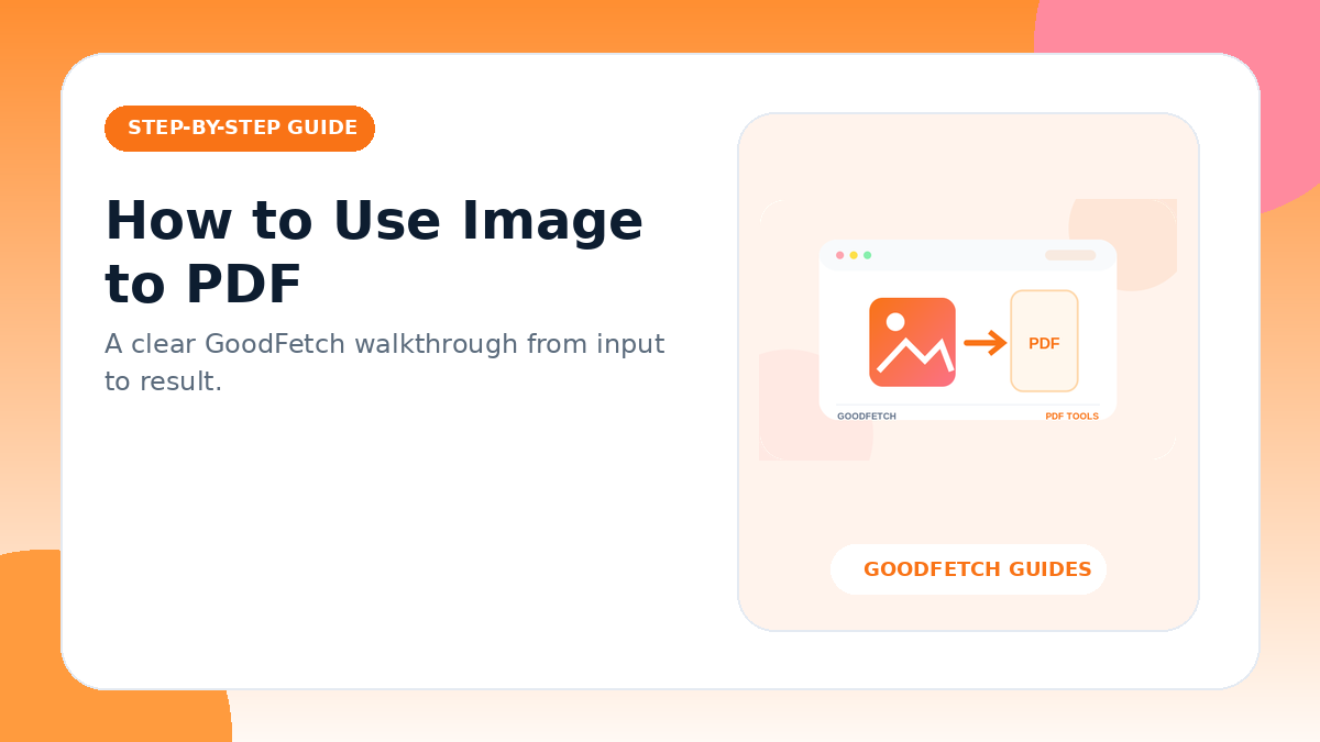 How to Use Image to PDF: Step-by-Step Guide cover