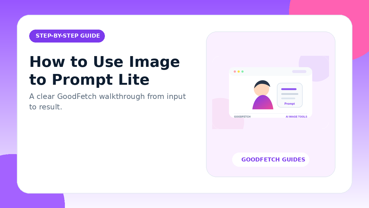 How to Use Image to Prompt Lite: Step-by-Step Guide cover
