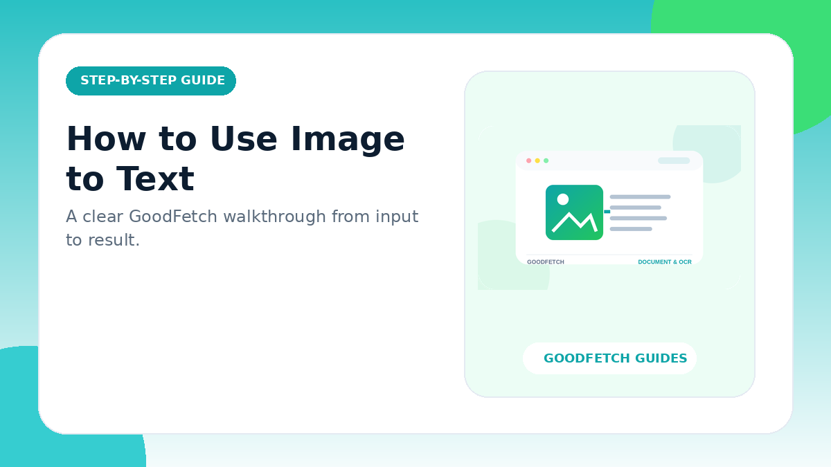 How to Use Image to Text: Step-by-Step Guide cover