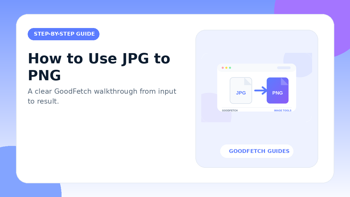 How to Use JPG to PNG: Step-by-Step Guide cover