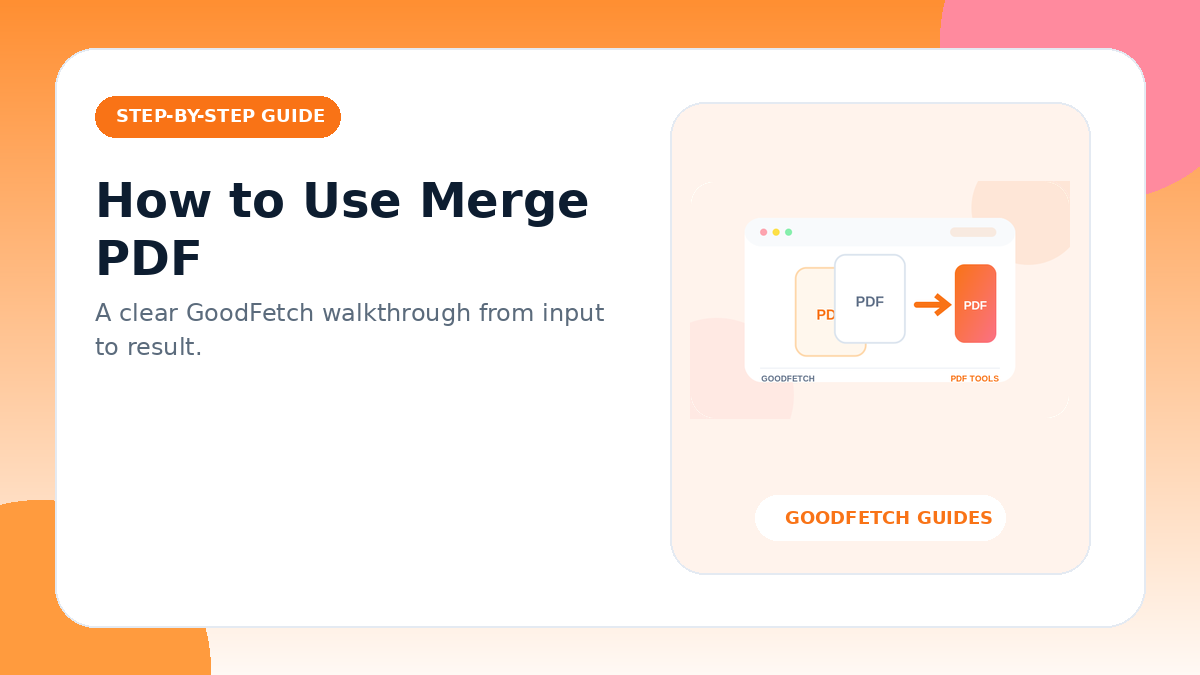 How to Use Merge PDF: Step-by-Step Guide cover