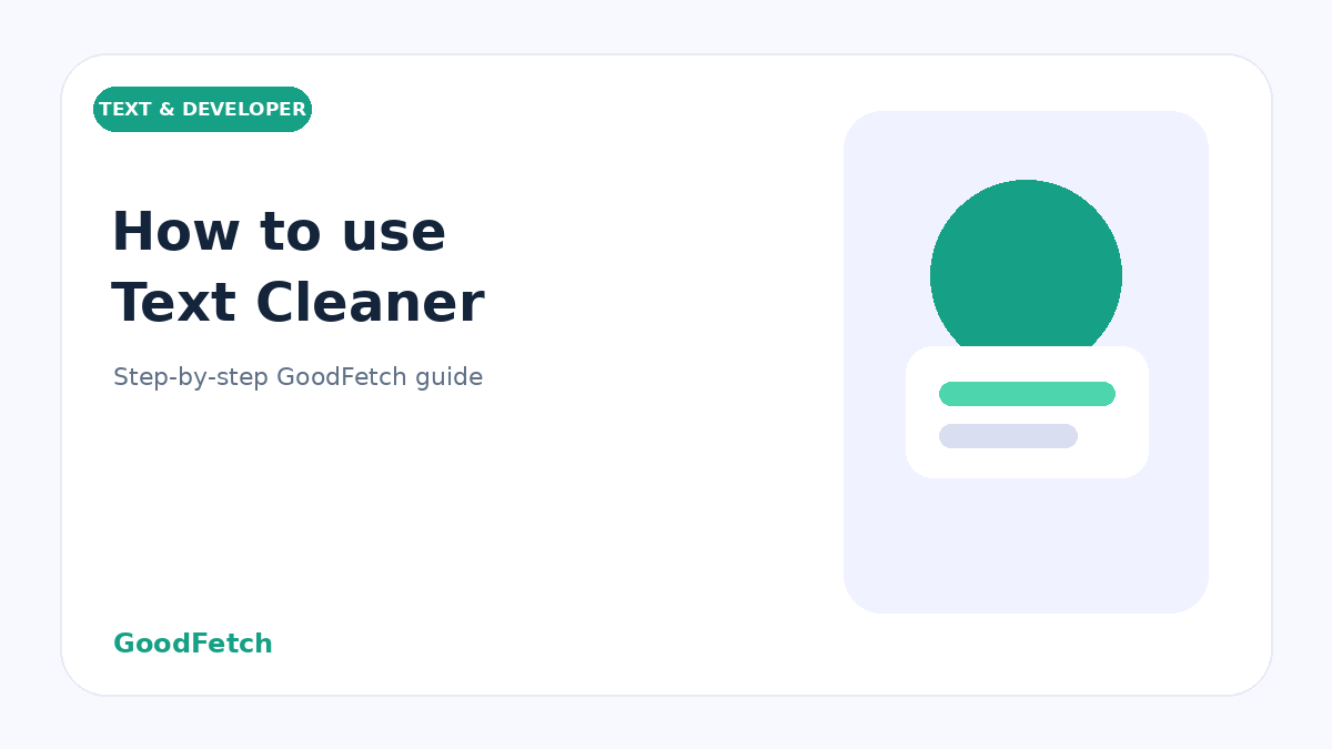 How to Use Text Cleaner: Step-by-Step Guide cover